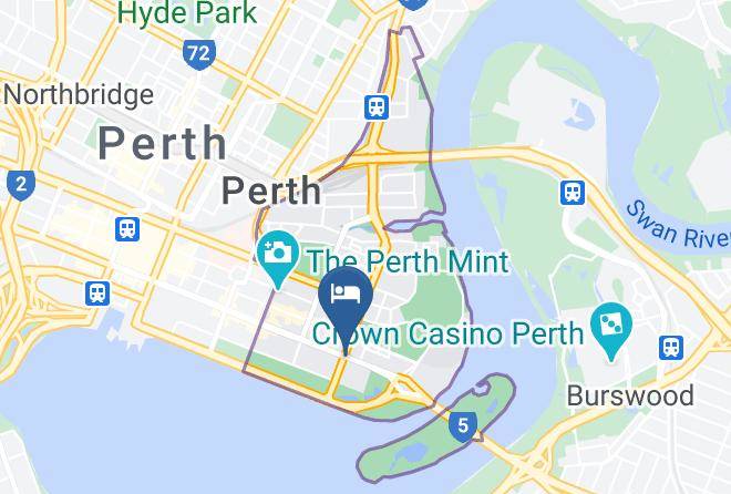 Ibis Styles East Perth Map
