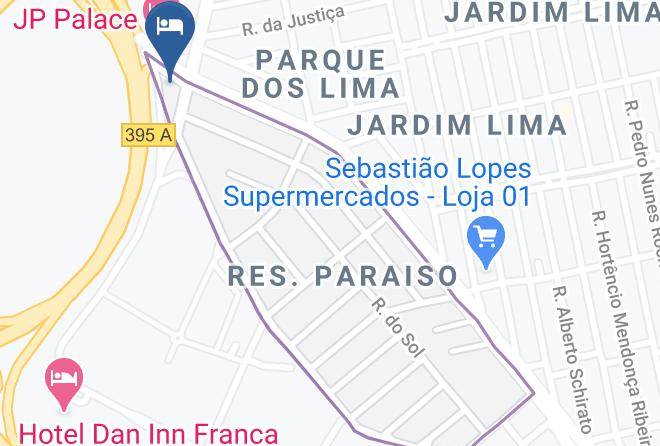 Franca - Golden Tower Express Franca By Fenix Hoteis Maps