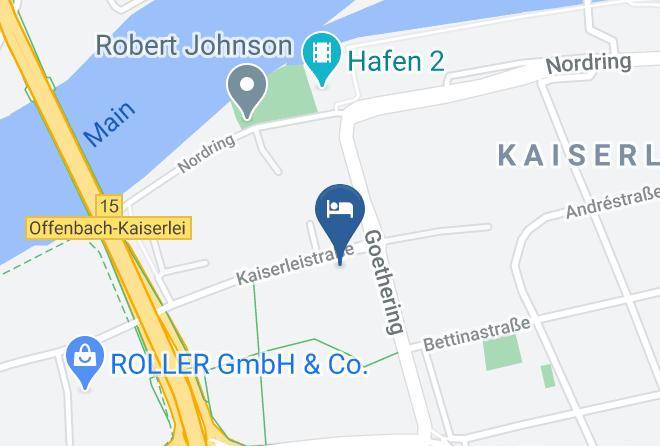 Offenbach Am Main - B&B HOTEL Offenbach Kaiserlei Maps