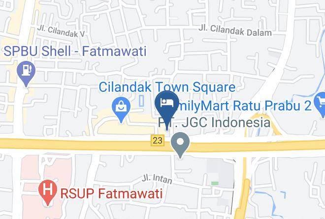 Jakarta Selatan - Ibis Styles Jakarta Simatupang Maps