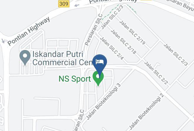 Johor Bahru - Ibis Styles Johor Iskandar Puteri Maps