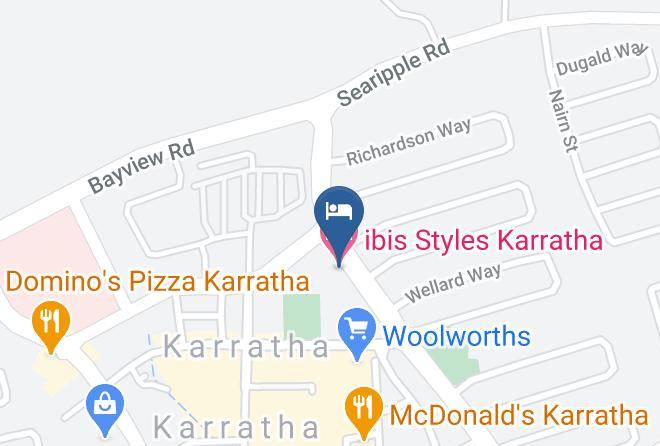Karratha - Ibis Styles Karratha Maps