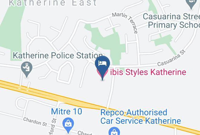 Katherine - Ibis Styles Katherine Maps
