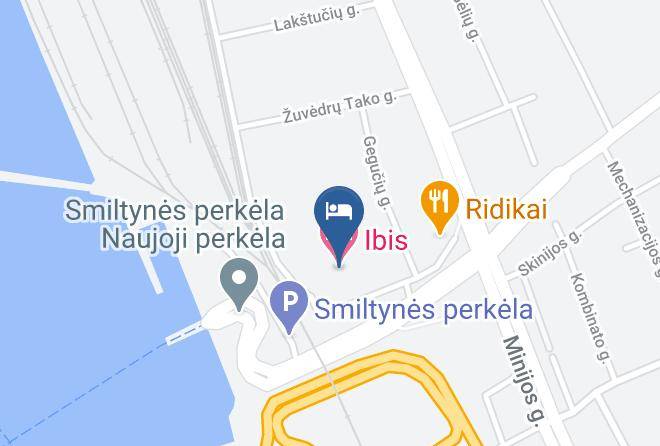 Klaipeda - Aurora Hotel Klaipeda Maps