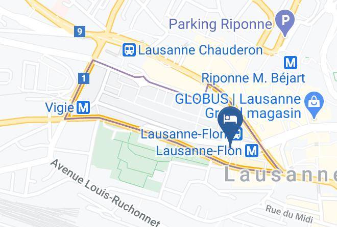 Ibis Styles Lausanne Center Madhouse Map