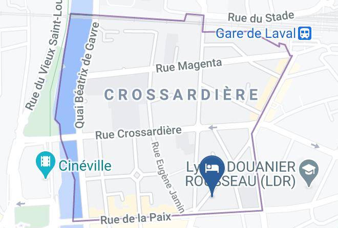 Mayenne - Ibis Styles Laval Centre Gare Maps