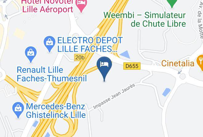 Nord - Ibis Styles Lille Aeroport Maps