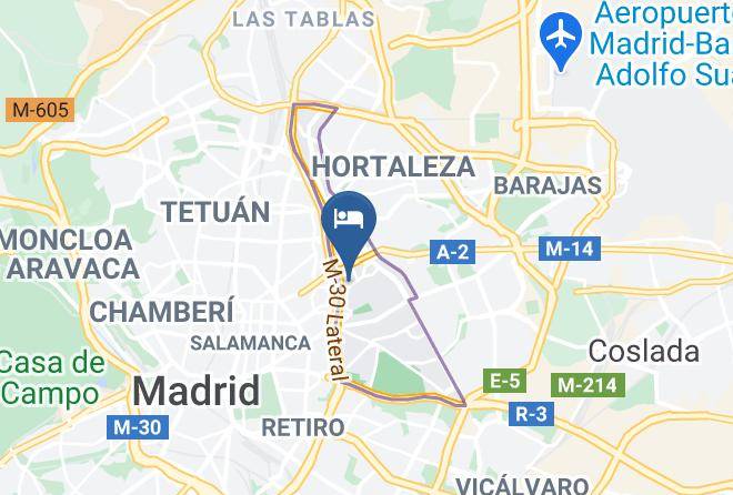 Madrid - Ibis Styles Madrid City Las Ventas Maps