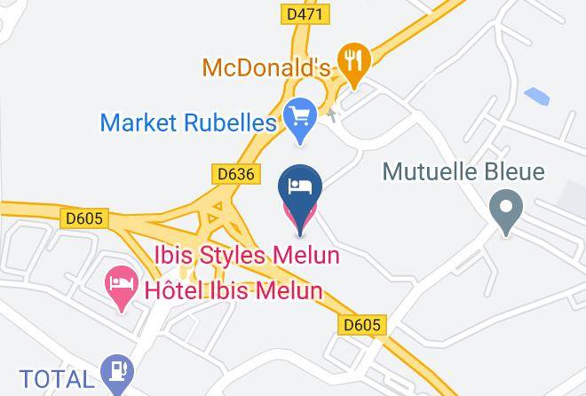 Seine Et Marne - Ibis Styles Melun Maps