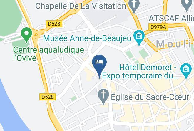 Allier - Ibis Styles Moulins Centre Maps