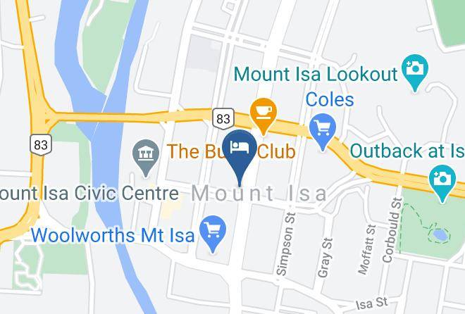Mount Isa - Ibis Styles Mt Isa Verona Maps