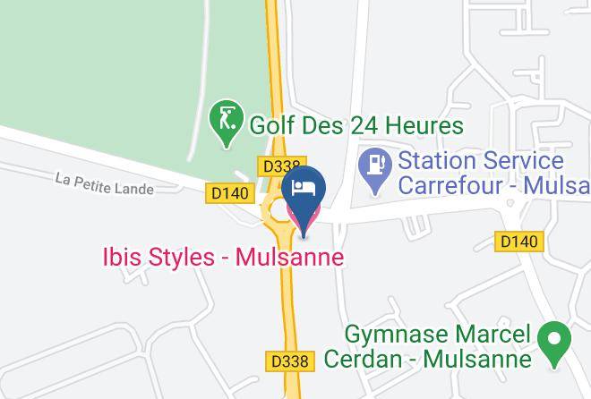 Ibis Styles Mulsanne Map
