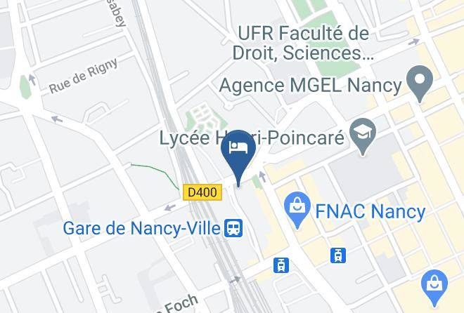 Meurthe Et Moselle - Hotel Mercure Nancy Centre Gare Maps