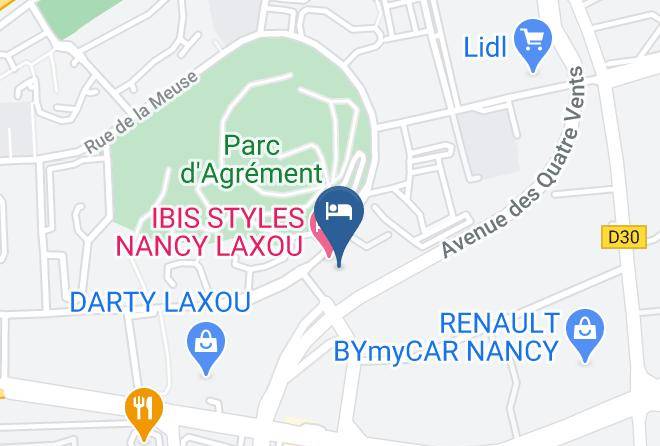 Meurthe Et Moselle - Ibis Styles Nancy Laxou Maps