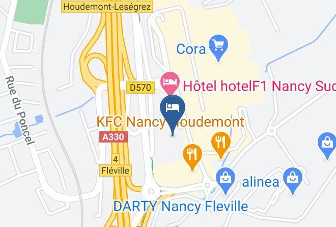 Meurthe Et Moselle - Ibis Styles Nancy Sud Maps