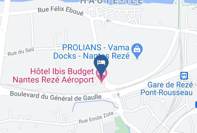 Loire Atlantique - Ibis Styles Nantes Reze Aeroport Maps