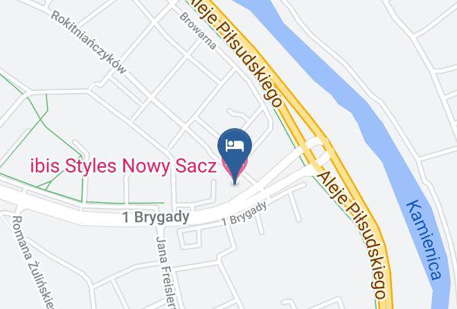 Ibis Styles Nowy Sacz Map