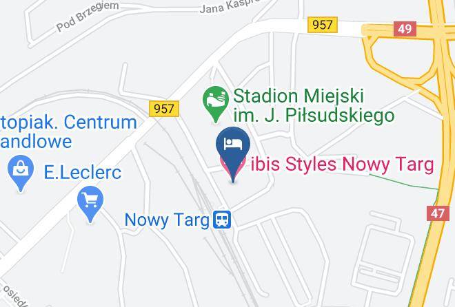 Nowotarski - Ibis Styles Nowy Targ Maps