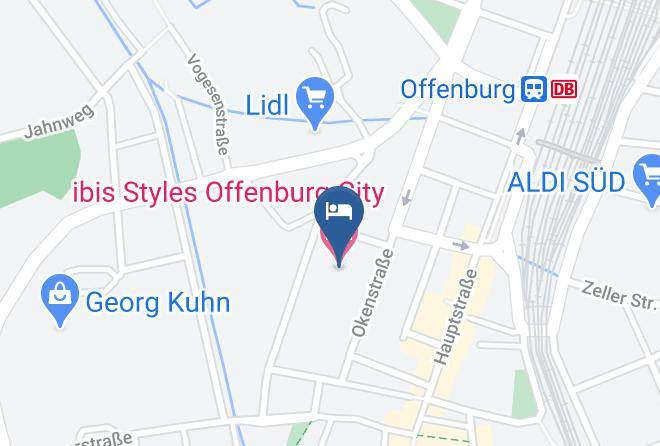 Ortenaukreis - Ibis Styles Offenburg City Maps