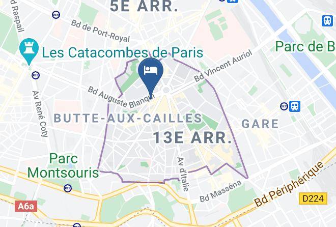 Paris - Hotel Mercure Paris Place D'italie Maps