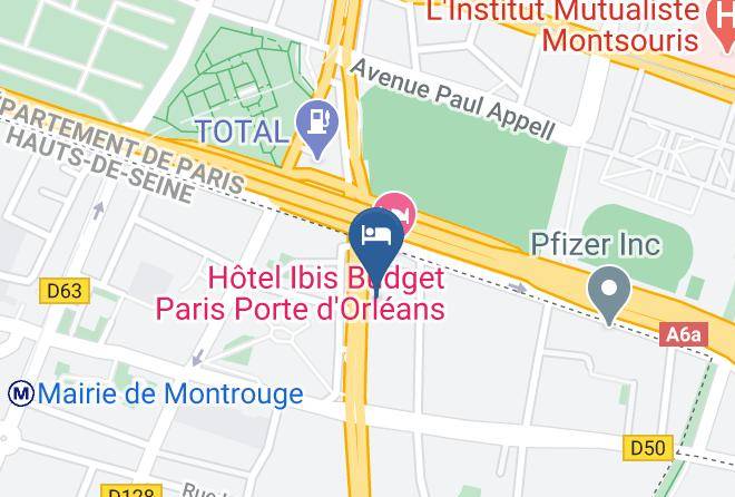 Hauts De Seine - Ibis Styles Paris Porte D'orleans Maps