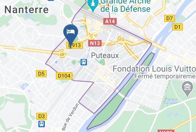 Hauts De Seine - Ibis Styles Puteaux Paris La Defense Maps