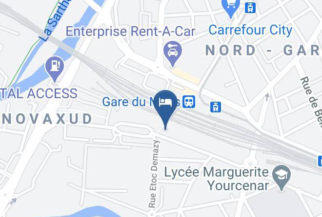 Ibis Styles Le Mans Centre Gare Map