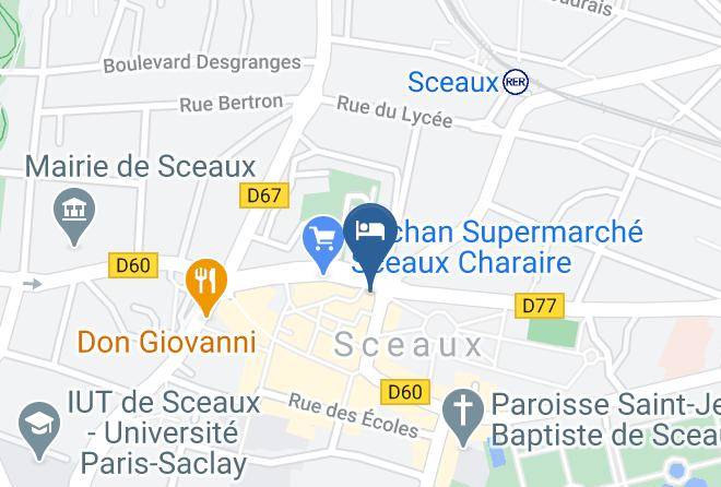 Hauts De Seine - Ibis Styles Sceaux Paris Sud Maps