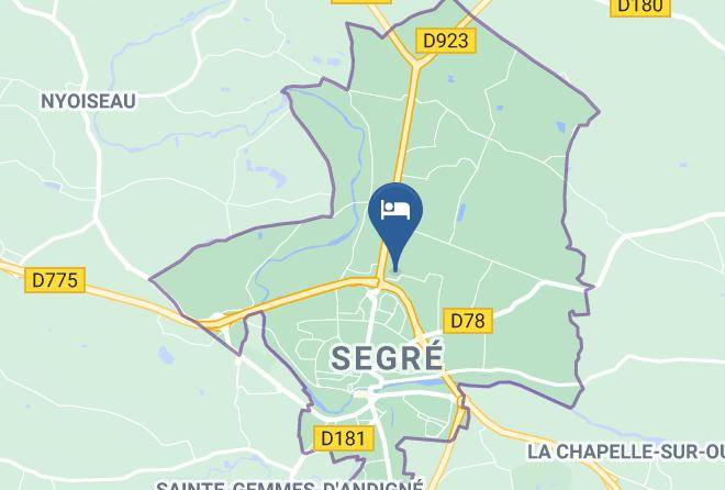 Maine Et Loire - Ibis Styles Segre Maps