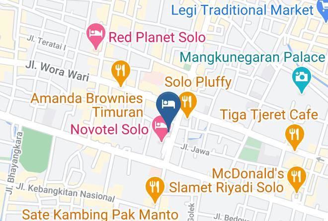 Surakarta - Ibis Styles Solo Maps