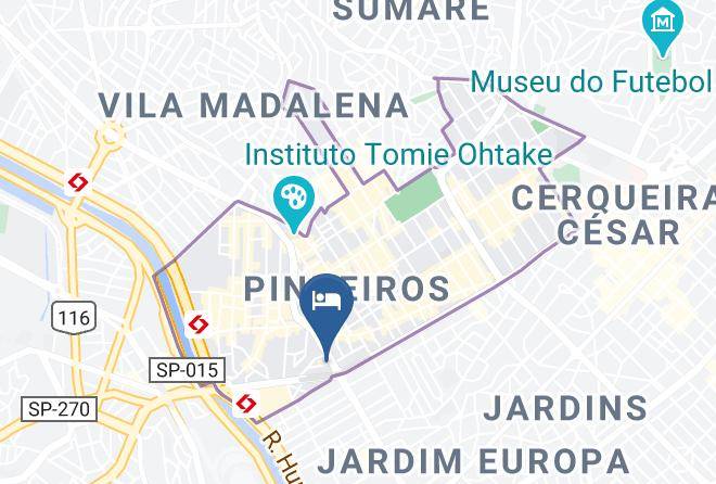 Sao Paulo Pinheiros - Ibis Styles Sp Faria Lima Maps