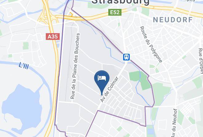 Bas Rhin - Ibis Styles Strasbourg Stade De La Meinau Maps