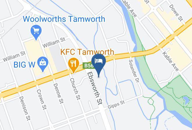 Tamworth Regional - Ibis Styles Tamworth Maps