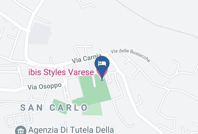 Varese - Ibis Styles Varese Maps