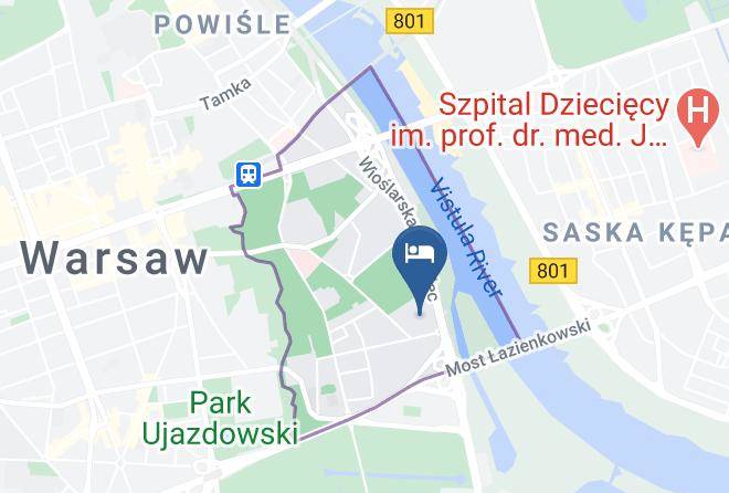 Warsaw - Ibis Styles Warszawa Centrum Maps