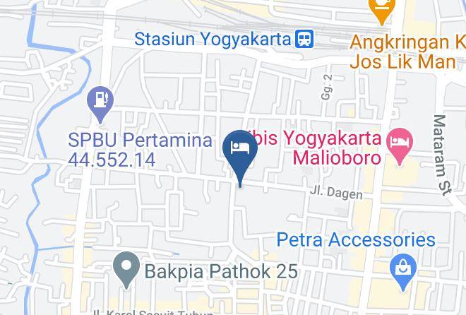 Kota Yogyakarta - Ibis Styles Yogyakarta Maps