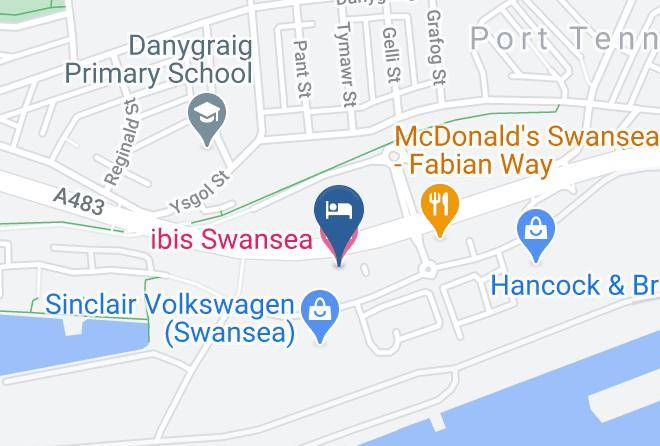 Swansea - Ibis Swansea Maps
