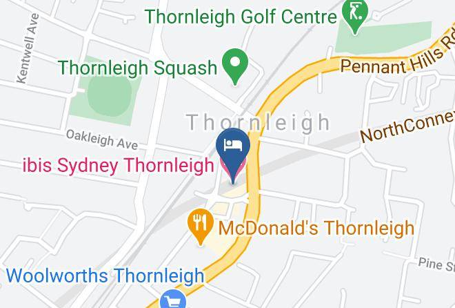 Hornsby - Ibis Sydney Thornleigh Maps
