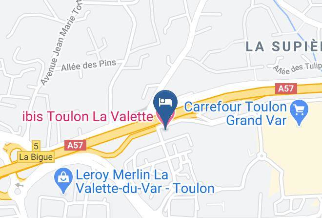 Var - Ibis Toulon La Valette Maps