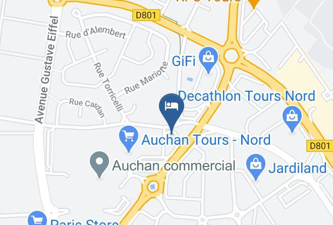 Indre Et Loire - Ibis Tours Nord Maps