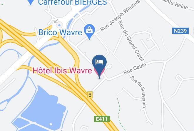 Ibis Wavre Brussels East Map