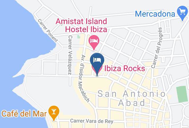 Baleares - Ibiza Rocks Hotel Maps