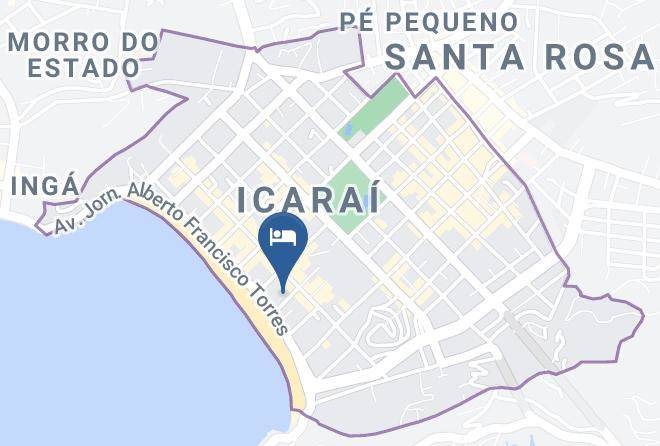 Icarai Praia Hotel Map
