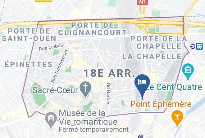 Paris - Kube Hotel Paris Maps