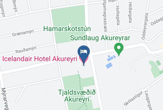 Akureyri - Icelandair Hotel Akureyri Maps
