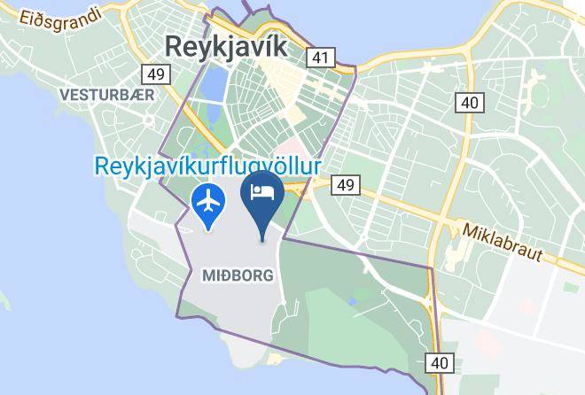 Reykjavik - Icelandair Hotel Reykjavik Natura Maps