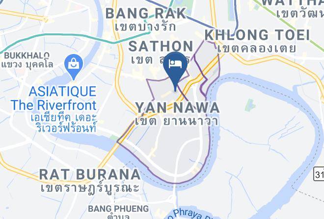 Yan Nawa District - Icheck Inn Residences Sathorn Maps