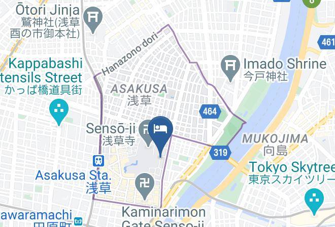 Taito Ward - Ichifuji Ryokan Maps