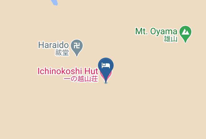 Tateyama Townnakaniikawa District - Ichinokoshi Hut Maps