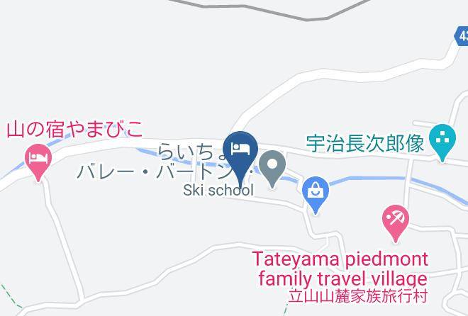 Toyama City - Ichinokoshi Hut Maps
